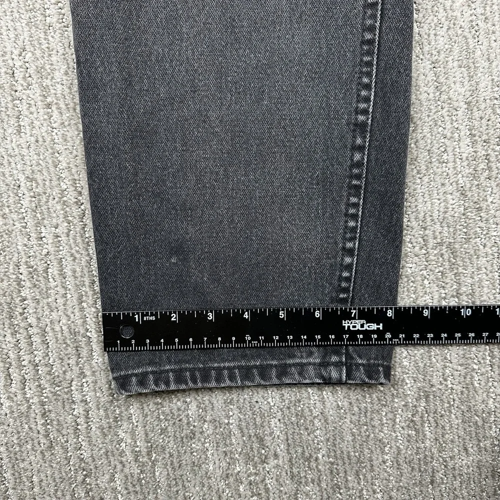 Vintage Lee Mens Jeans 36x32 Black Denim Made in USA Skater‎ Grunge Fits 34x30